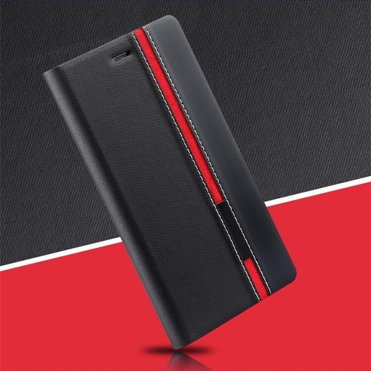 UleFone ARMOR X3, X5, X9 luxusní flipové pouzdro Black Red