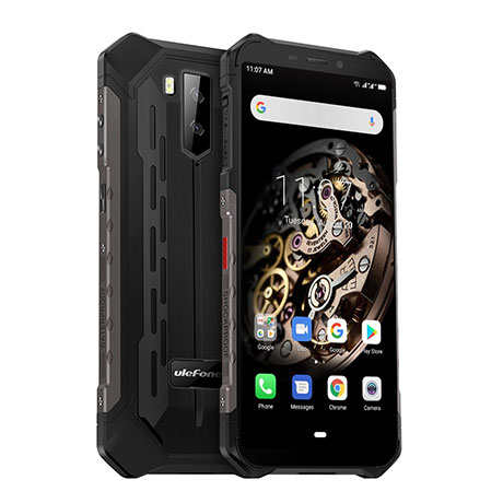 UleFone Armor X9 Pro + temp.sklo Black 5,5" 6/64GB 5000mAh Android 11